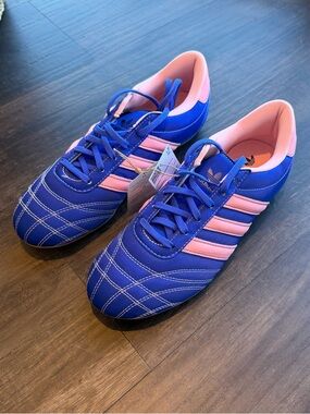 ✨ NWT adidas Taekwondo Shoes Blue Pink Slim 7.5 Prajna ✨